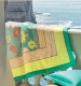 Plaid 135x190 cm Posillipo V1 verde acqua Grandfoulard Bassetti