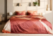 Bettbezug Kissenbezug 60x70 100% Baumwolle Satin Terrakotta-Formen