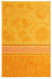 Handdoek voor gerechten geel/oranje citrusvruchten 100% katoen 50x75cm