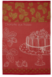 Handtücher für Küchen Strawberry Charlottes 100% Baumwolle jacquard 50x75 cm