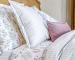 Duvet cover + pillowcases 65x65 Flowers 100% organic percale cotton