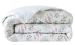 Duvet cover + pillowcases 65x65 Flowers 100% organic percale cotton