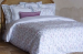 Housse couette + taies 65x65 Fleurs 100% coton percale BIO