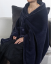 Cape 75x150 cm poylester fausse fourrure avec 4 boutons