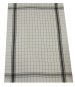 Vaatdoek zwart-witte tegels 100% katoen jacquard 50x70 cm