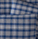 Housse couette + taie 100% coton flanelle Tartan bleu & gris Tommy Hilfiger