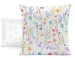 Duvet cover + pillowcases watercolor flowers 100% cotton percale printed 80 thre