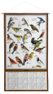 Kalender Kreier 2026 Vögel, reinleinen, 69 x 41 cm
