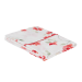 Beddenlaken  + slopen Koraal bloemen 100% katoensatijn, 120 draden/cm²