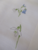 Bells handkerchief 31x31 cotton printed  hand rolled Lehner