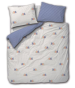 Dekbedovertrek + sloop 65x65 cm 100% katoen strandhutten