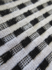 Dishcloth +/- 34x34 cm 100% cotton black and white
