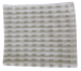Lavette +/- 34x34 cm 100% coton gaufré beige et blanc