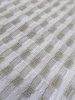 Lavette +/- 34x34 cm 100% coton gaufré beige et blanc