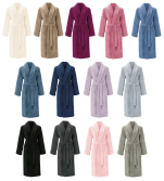Bademantel mit Schalkragen, Unisex, 100%  Baumwollfrottee 450 gr/m²