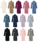 Shawl collar bathrobe, unisex, 100% cotton terry 450 gr/m²