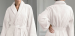 Shawl collar bathrobe, unisex, 100% cotton terry 450 gr/m²