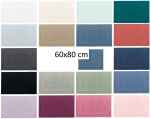Effen badmat 60x80 cm 100% katoenen badstof 900 gr/m²