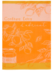 Essuie vaisselle Confiture Extra d'abricot 100% coton jacquard 50x75 cm