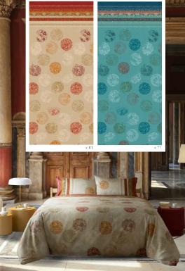 Duvet cover (and pillowcase) 100% cotton sateen Florence  Bassetti