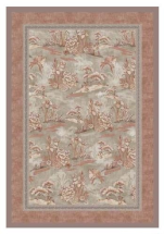 Plaid 135x190 cm Acquaforte 41 Terracotta Grandfoulard Bassetti