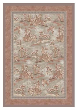 Plaid 135x190 cm Acquaforte 41 Terracotta Grandfoulard Bassetti