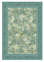 Plaid 135x190 cm Acquaforte V1 Verde Grandfoulard Bassetti
