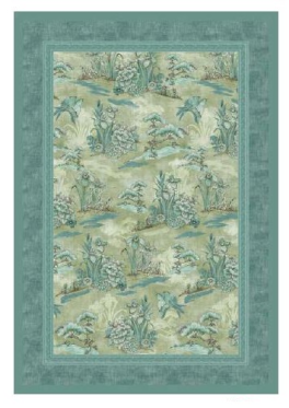 Plaid 135x190 cm Acquaforte V1 Verde Grandfoulard Bassetti