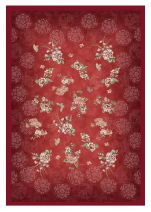 Plaid 135x190 cm Esperidi R1 Rosso Grandfoulard Bassetti