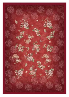 Plaid 135x190 cm Esperidi R1 Rosso Grandfoulard Bassetti