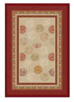 Plaid 135x190 cm Florence R1 Rosso Grandfoulard Bassetti