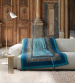 Plaid 135x190 cm Florence T1 Turchese Grandfoulard Bassetti