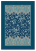Plaid 135x190 cm Indian Roses B2 Blue Grandfoulard Bassetti