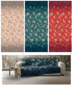 Scarf or throw furnishing decoration 180x270 or 270x270 Esperidi Bassetti