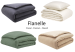 Bettbezug + kissenbezug 100 % Baumwollflanell, 170 g/m², weich waschbar