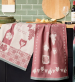 Handtücher für Küchen Weine aus Frankreich 100% coton jacquard 50x75 cm