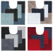 Bathmat 4 square 100% acrylic and non-skid