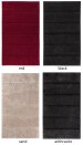 Bathmat Raba colors 100% acrylic and non-skid