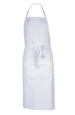 Professional bib apron 100x105 cm 100% cotton washable 95° Chlorine rep3R