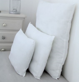 White pillow 40x60 cm Special fireproof 100% microfiber polyester