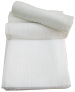 Tétra +/- 70x70 cm 100% coton blanc hydro super absorbant